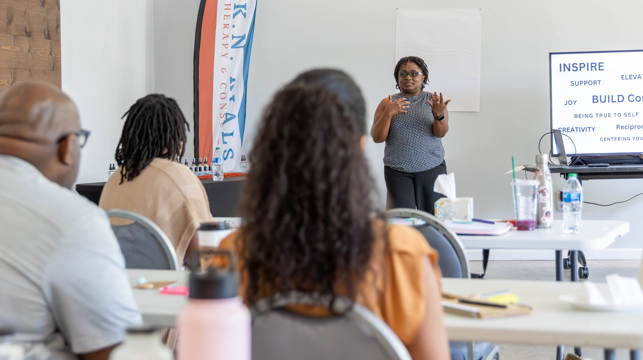 BIPOC Soul 21 Nicole Rials hosting diverse audience